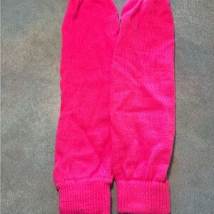 Bright Pink Leg Warmers